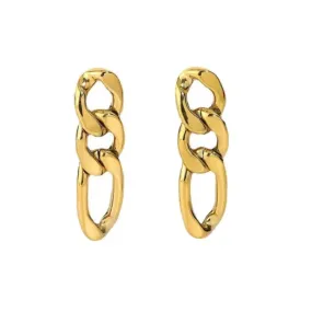 18K Gold-Filled Figaro Chain Earrings