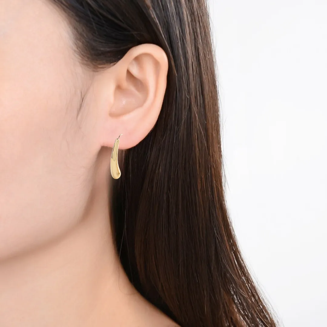 18K Gold Vermeil Drop Earrings