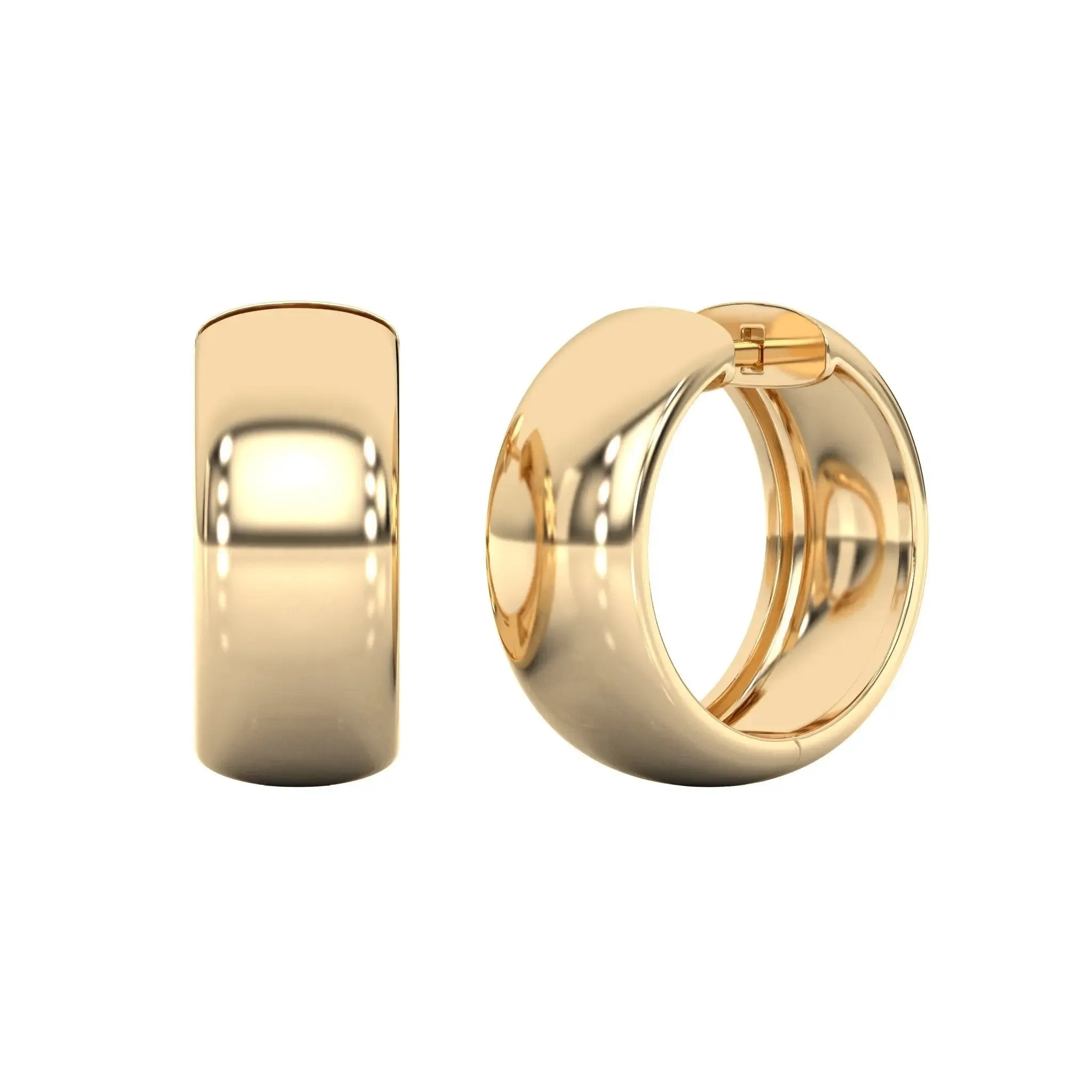 20mm Chunky Gold Hoops