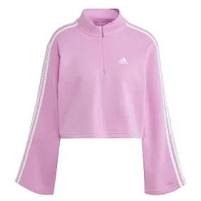 adidas - Women's Essentials 3-Stripes Fleece 1/4 Zip Sweatshirt (IK0458)