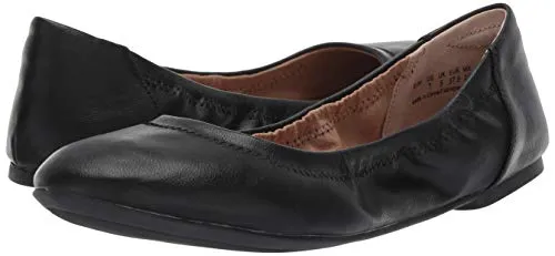 Amazon Essentials Women's Ballet Flat, Black, 6.5 B US