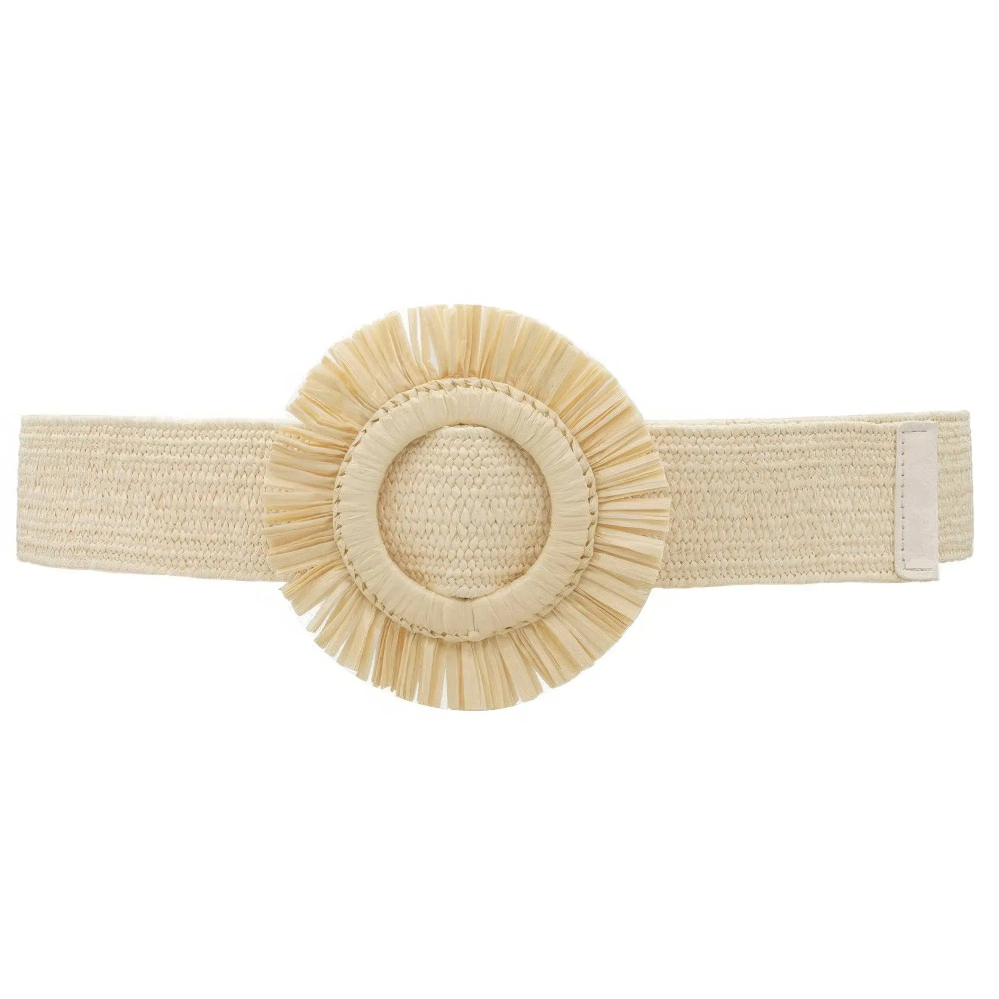 Bohemian Fringe Circle Straw Waist Belt