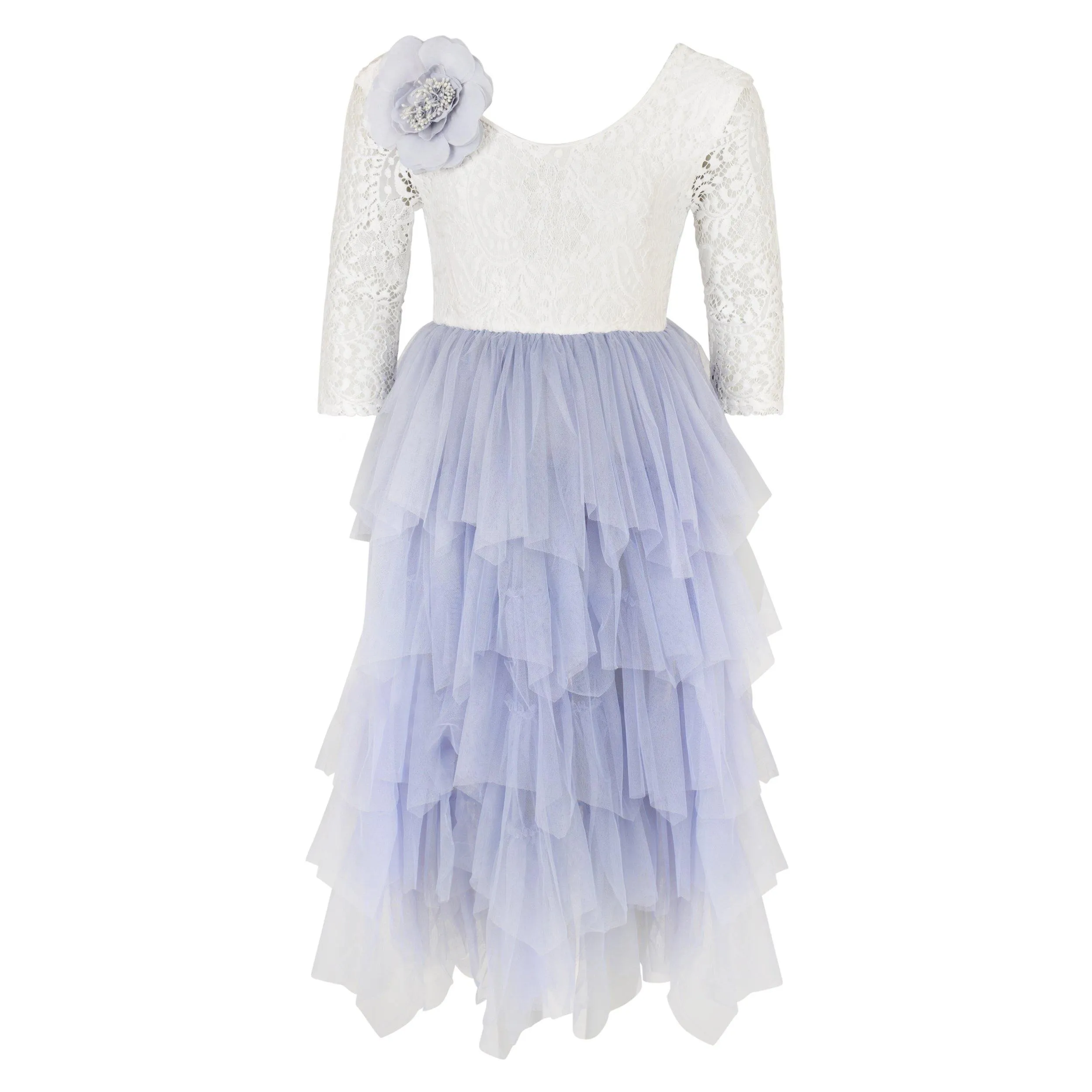 Bohemian Spirit Dress - Silver Blue