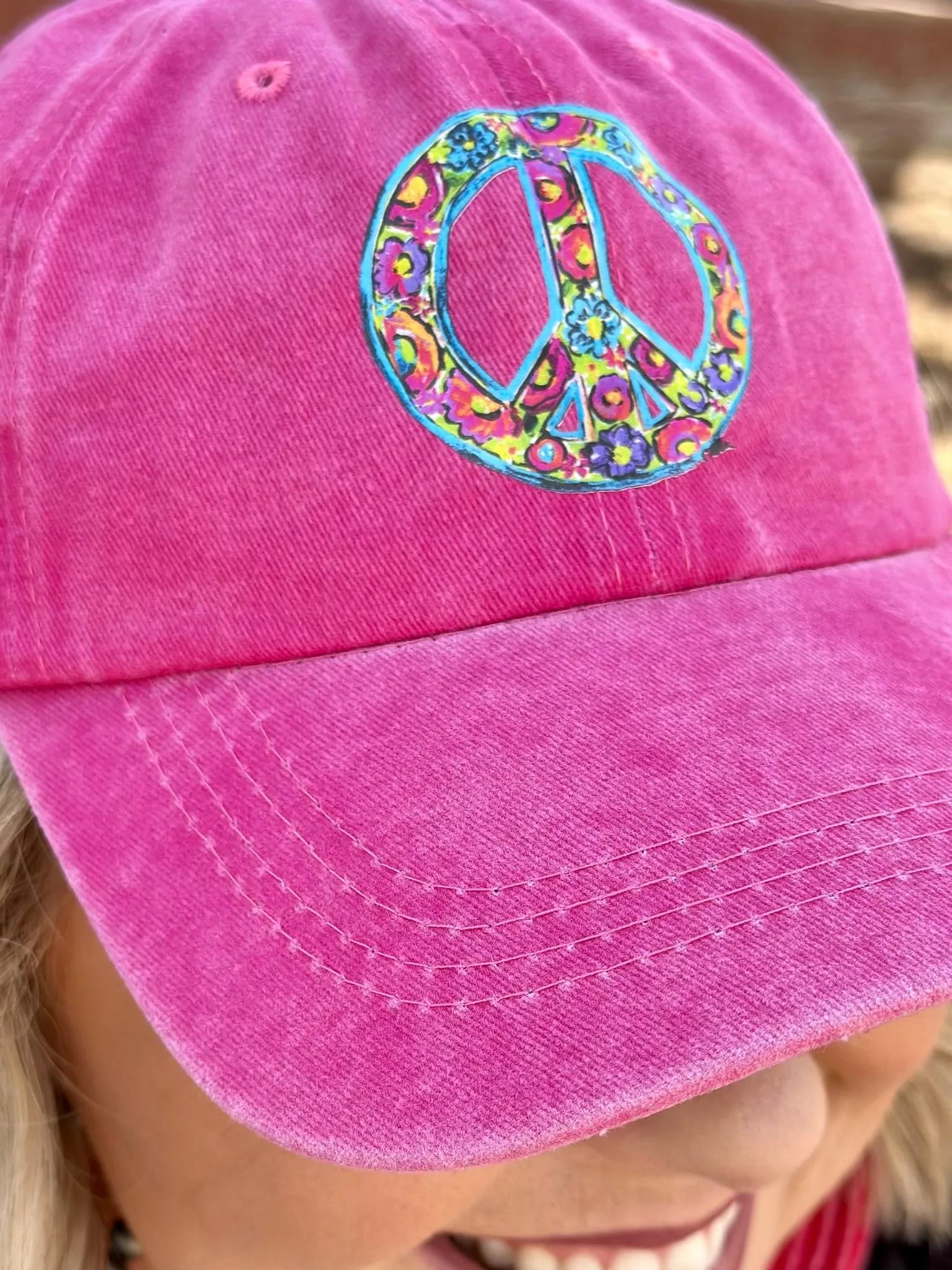 Callie's Peace Sign Cap