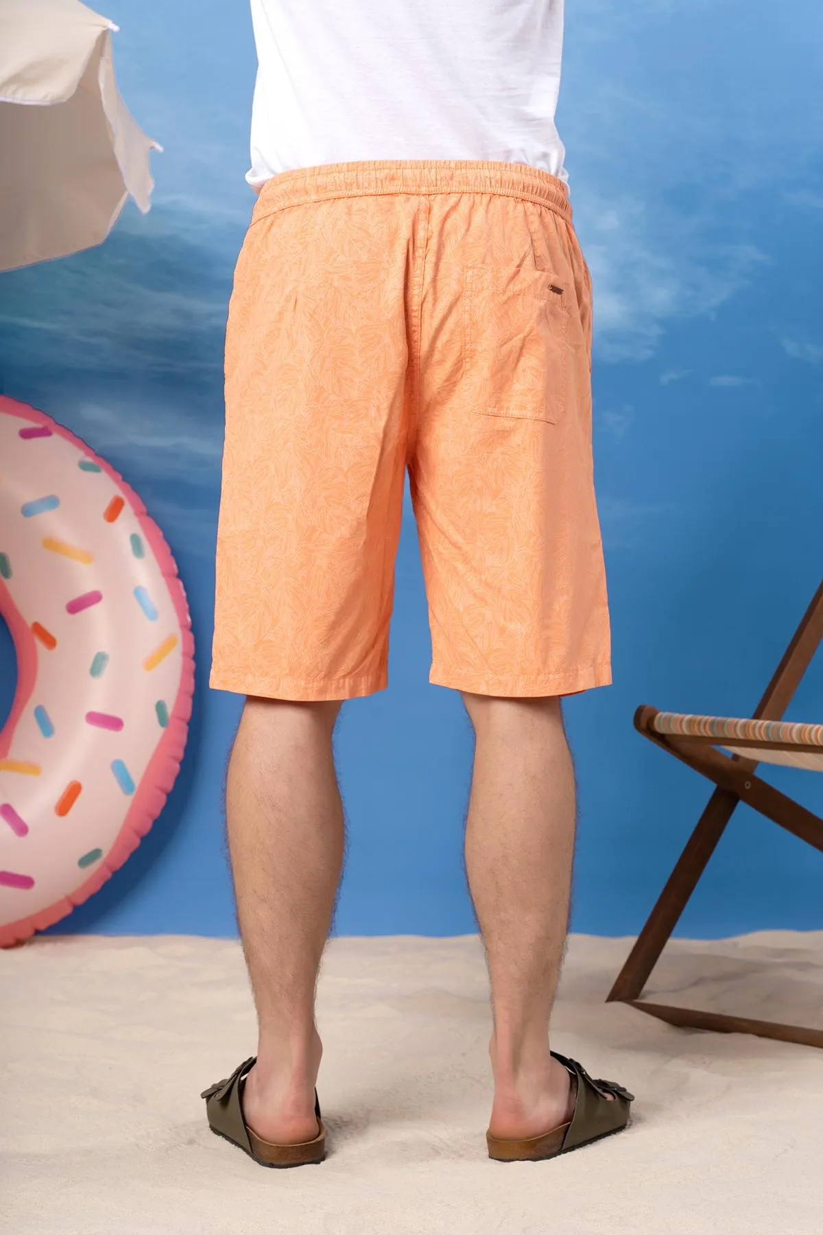 Casual Short For Men - Orange