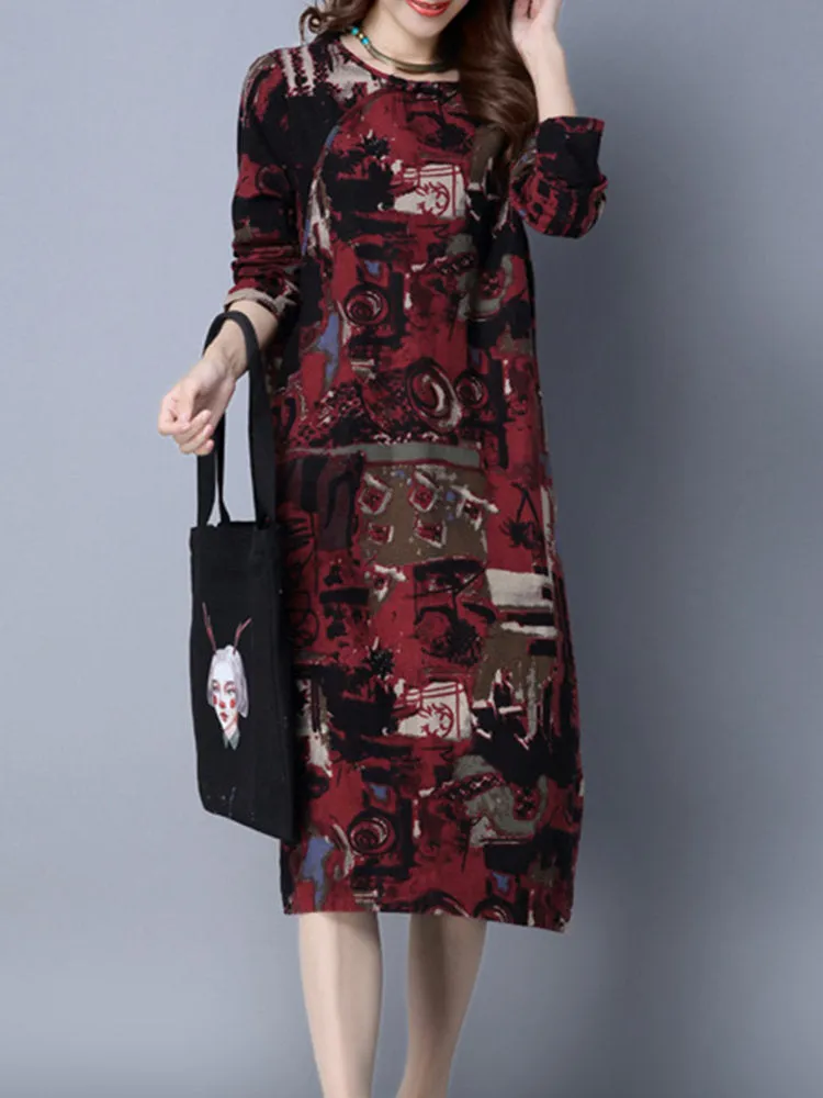 Casual Women Printed Dresses