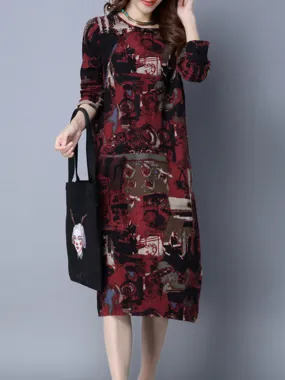 Casual Women Printed Dresses