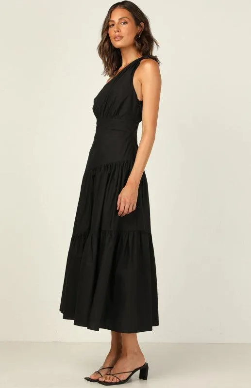 Chic Off-Shoulder Women's Cotton Maxi Dress