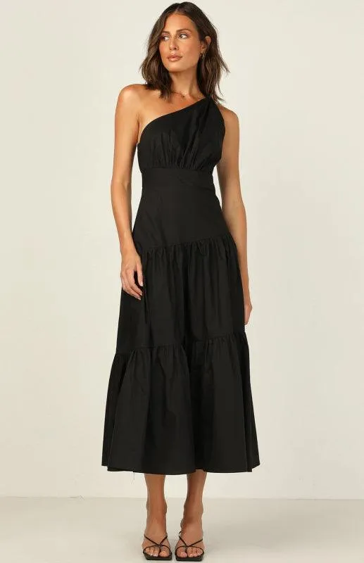 Chic Off-Shoulder Women's Cotton Maxi Dress