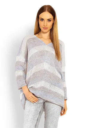 Chic Striped Cozy Jumper