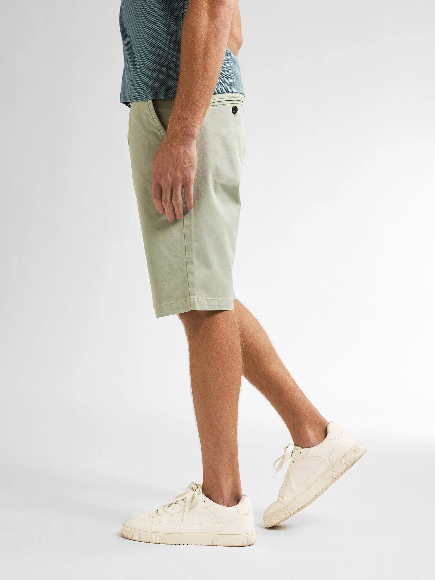 Chino Shorts with Belt Breezeview