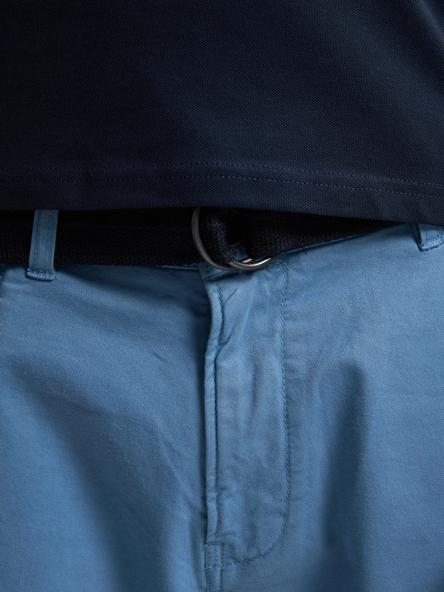 Chino Shorts with Belt Breezeview