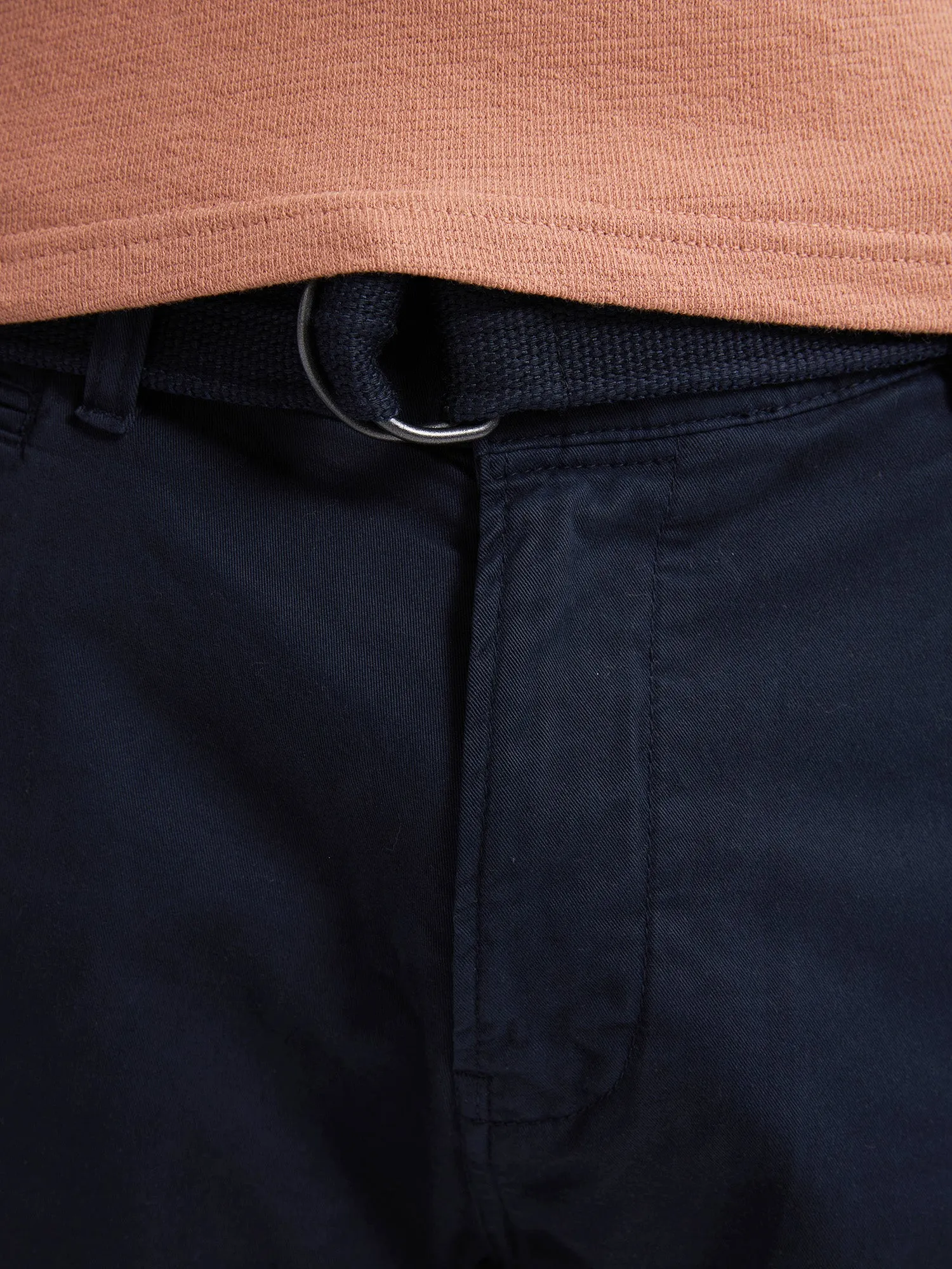 Chino Shorts with Belt Breezeview