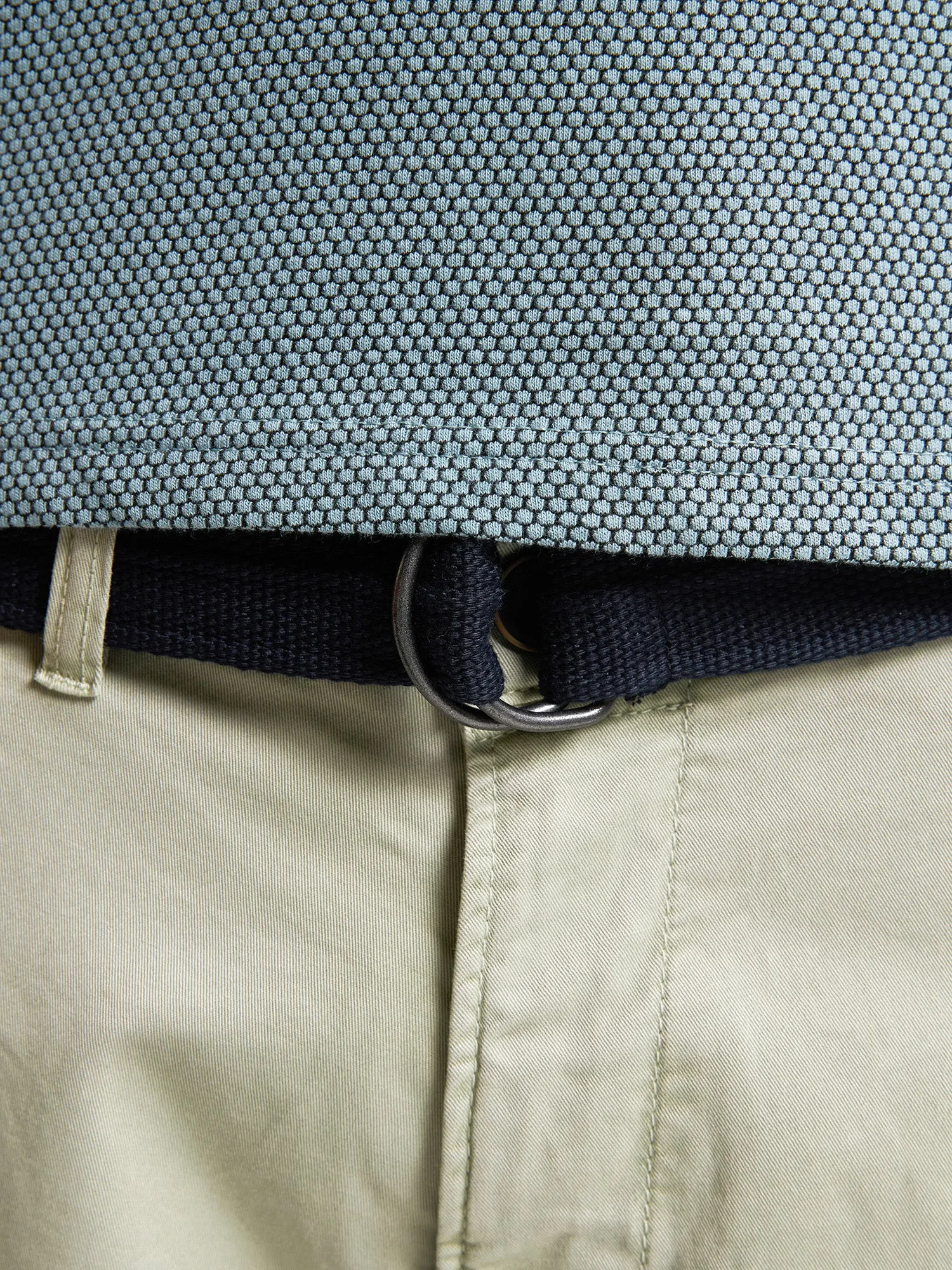 Chino Shorts with Belt Breezeview