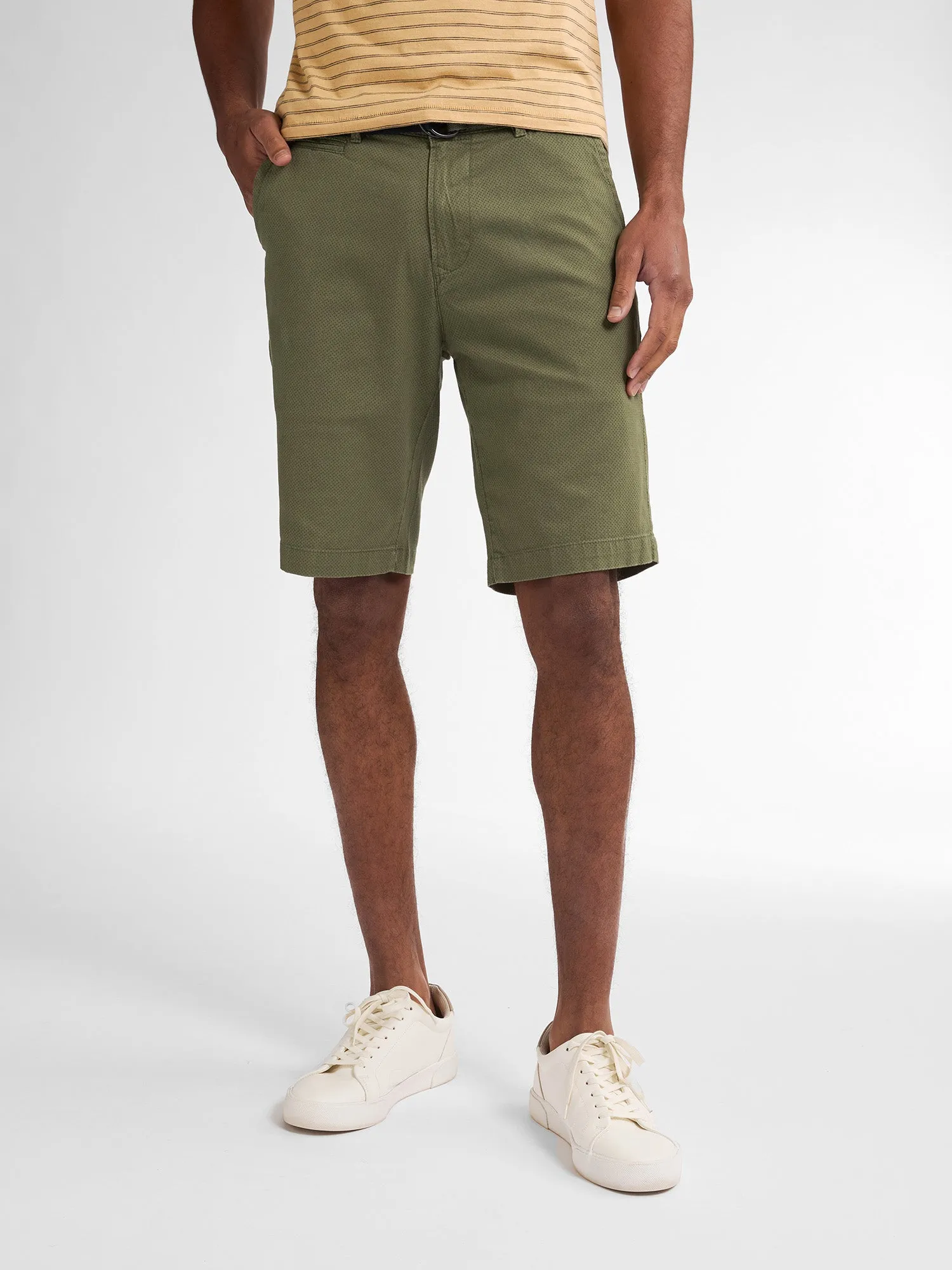 Chino Shorts with Belt Crestway