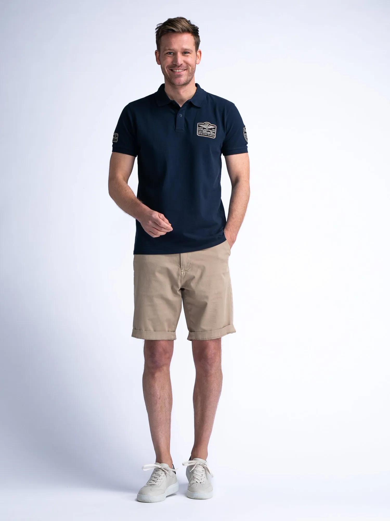 Chino Shorts with Belt Sunlit