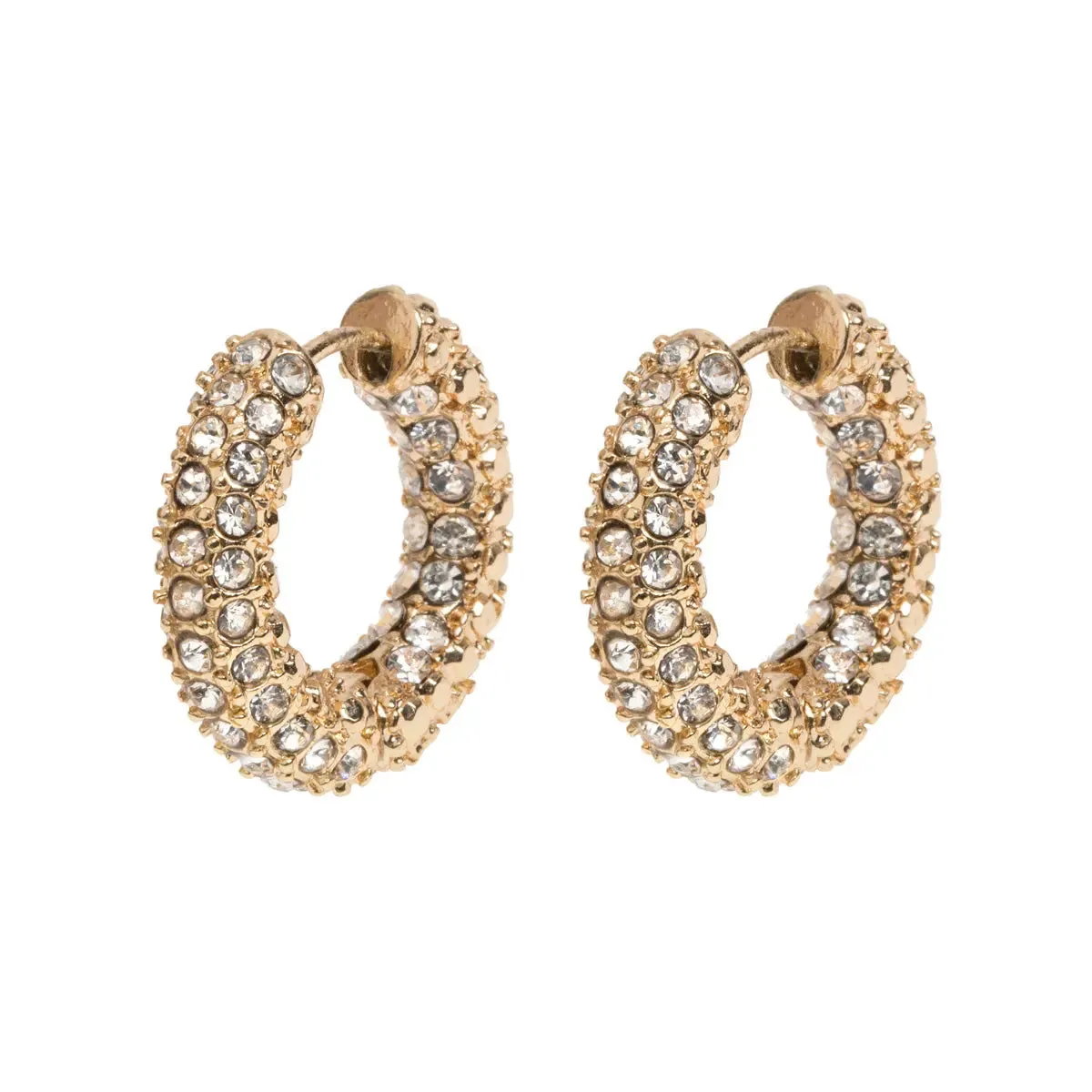 Chunky Crystal Hoops