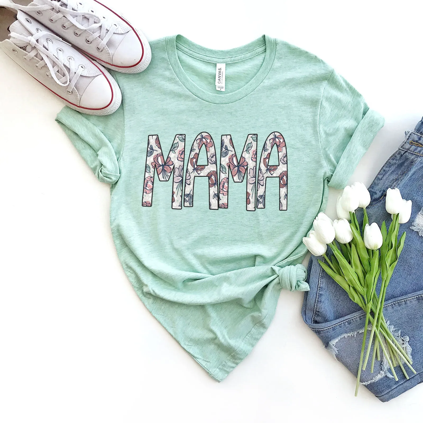 Classic Floral Mama Tee