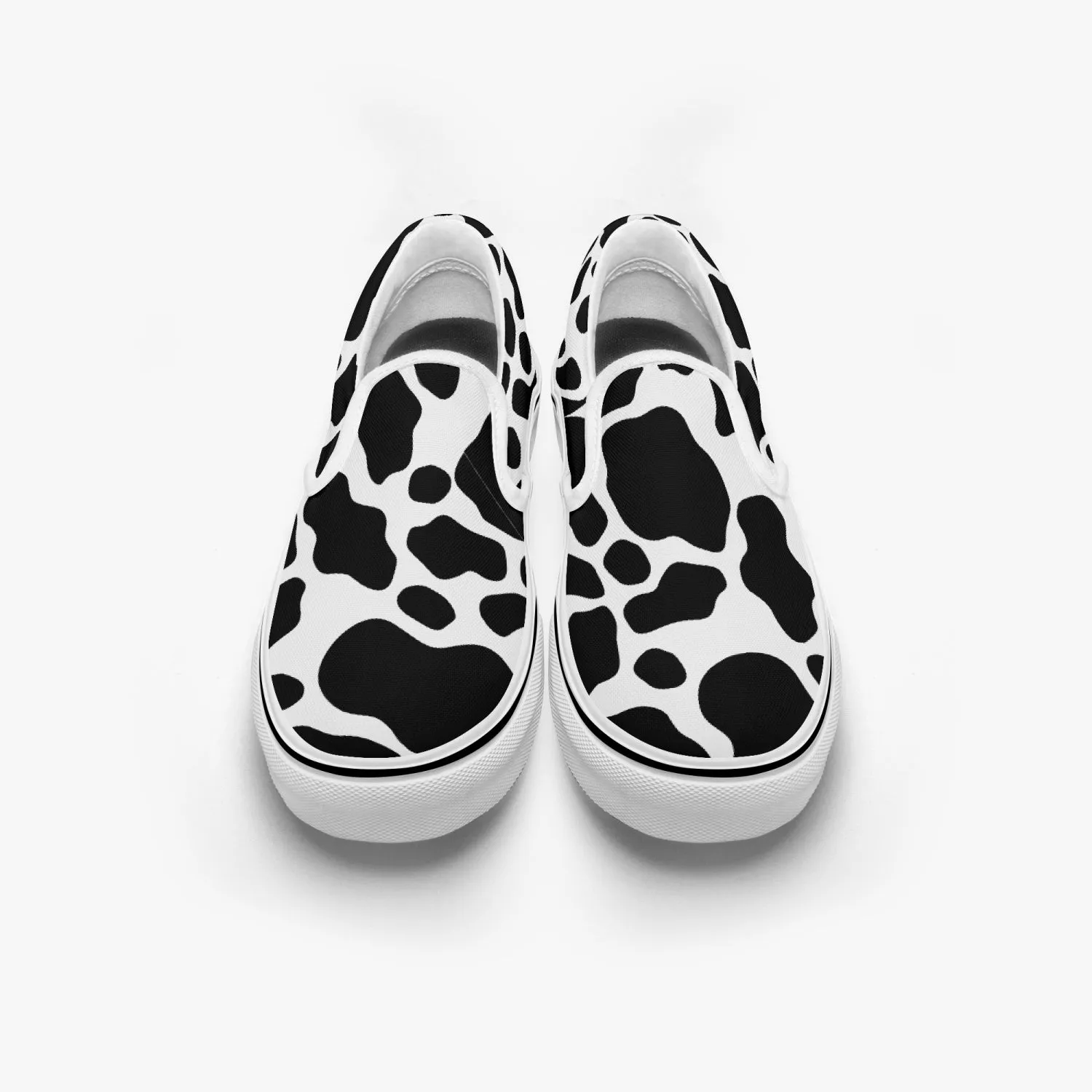 Cow Print Slip-On Shoes