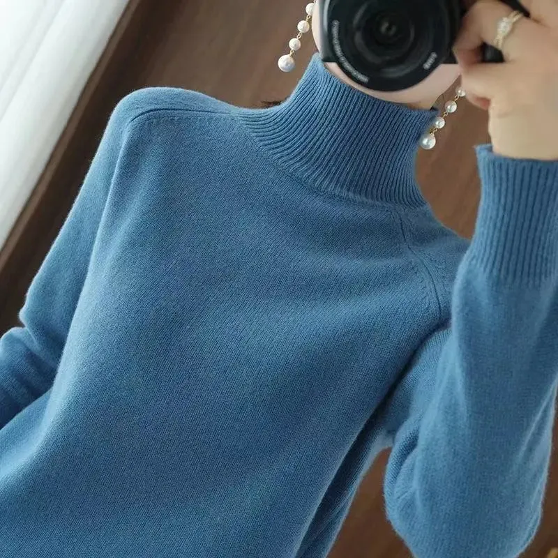 Cozy Cashmere Turtleneck Sweater for Women