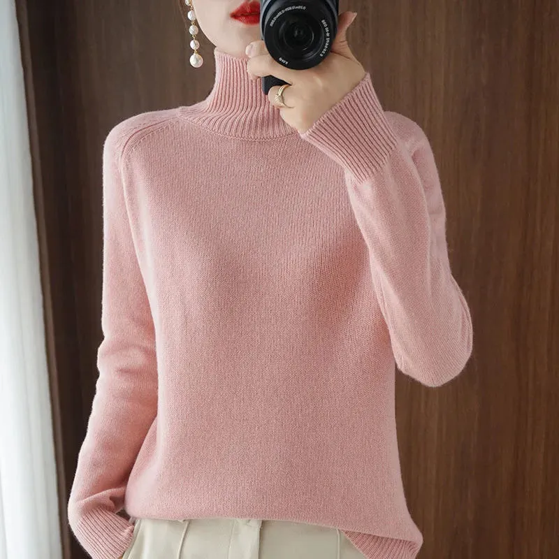 Cozy Cashmere Turtleneck Sweater for Women