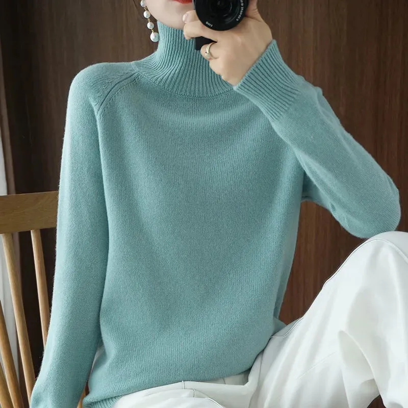 Cozy Cashmere Turtleneck Sweater for Women