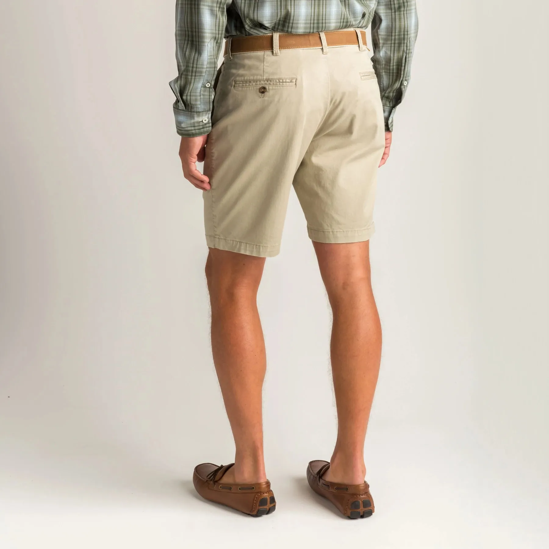 Duckhead Gold School Chino Short in Khaki