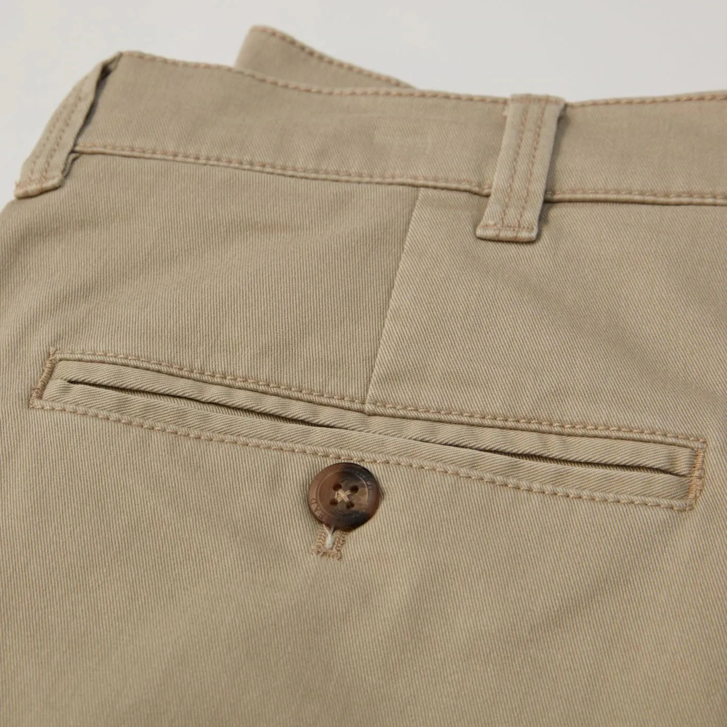 Duckhead Gold School Chino Short in Khaki