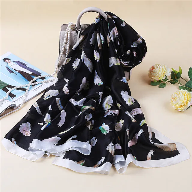 Fashion lady silk scarf