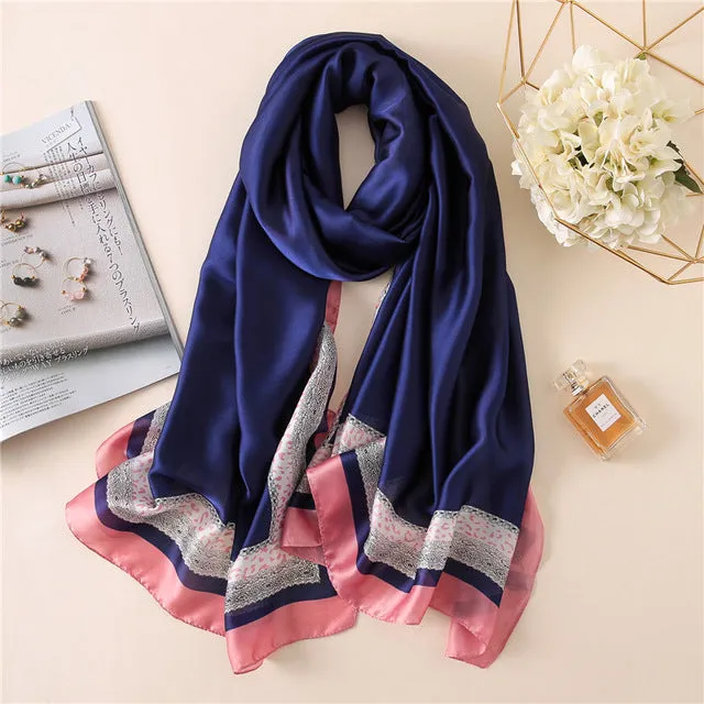 Fashion lady silk scarf