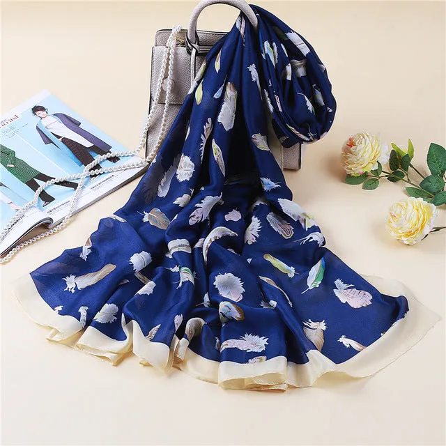 Fashion lady silk scarf