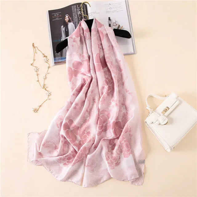 Fashion lady silk scarf