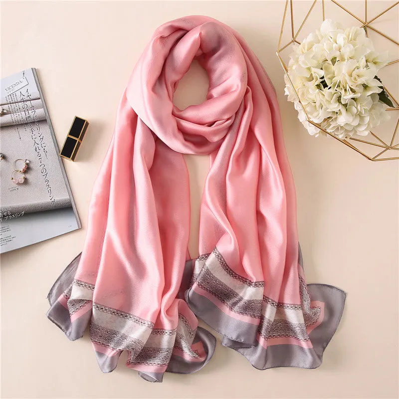 Fashion lady silk scarf