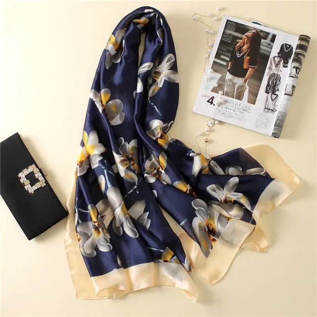 Fashion lady silk scarf