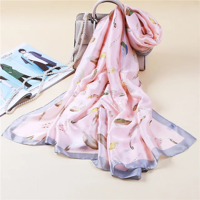 Fashion lady silk scarf