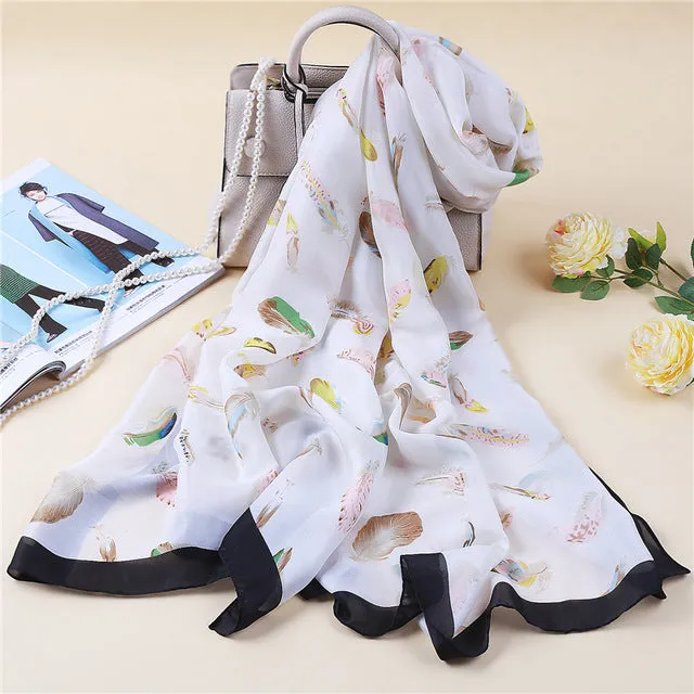 Fashion lady silk scarf