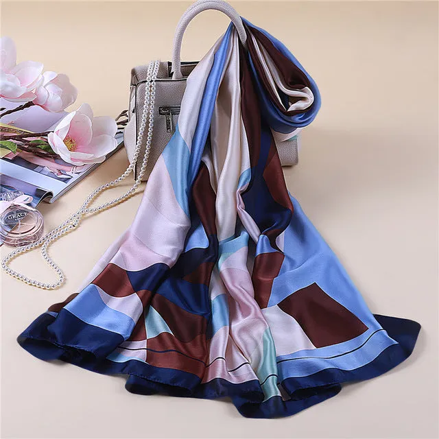 Fashion lady silk scarf