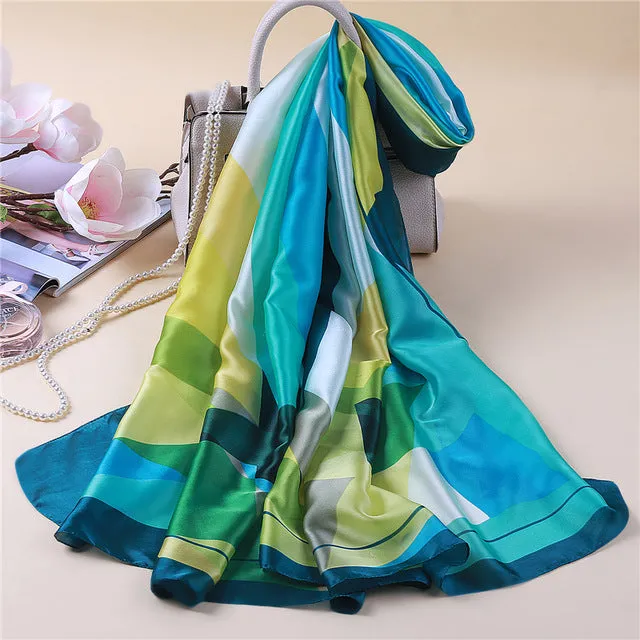 Fashion lady silk scarf