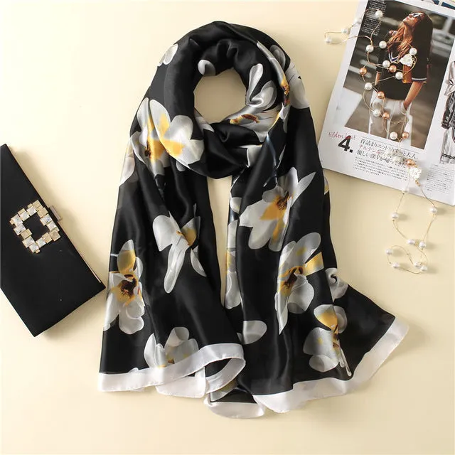 Fashion lady silk scarf