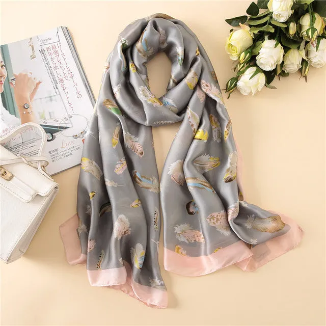 Fashion lady silk scarf