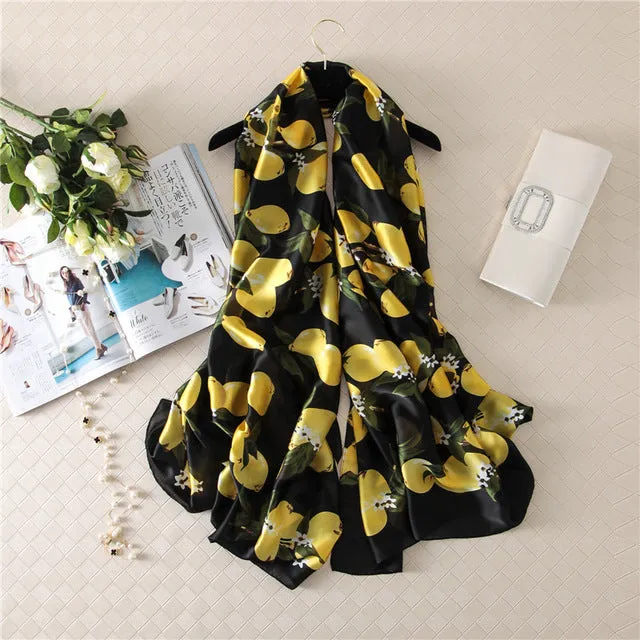 Fashion lady silk scarf