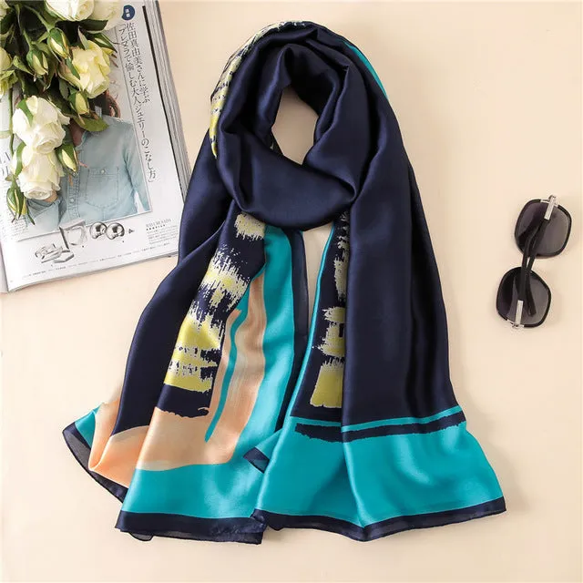 Fashion lady silk scarf