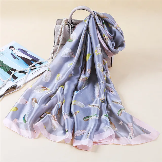 Fashion lady silk scarf