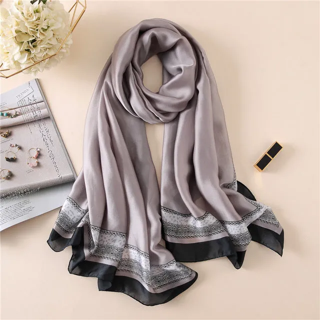 Fashion lady silk scarf