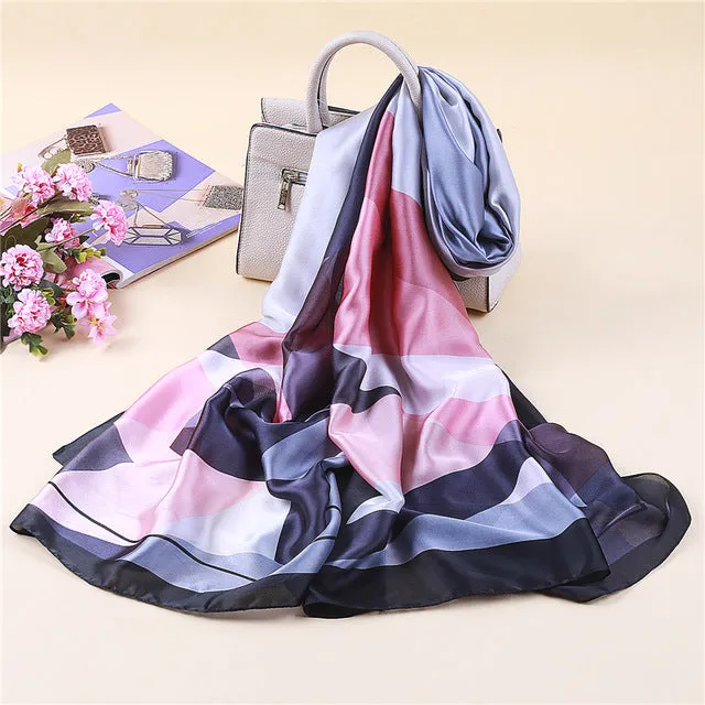 Fashion lady silk scarf