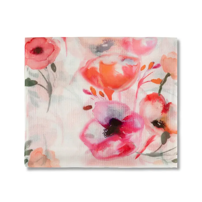 Floral Haze Poppy Scarf