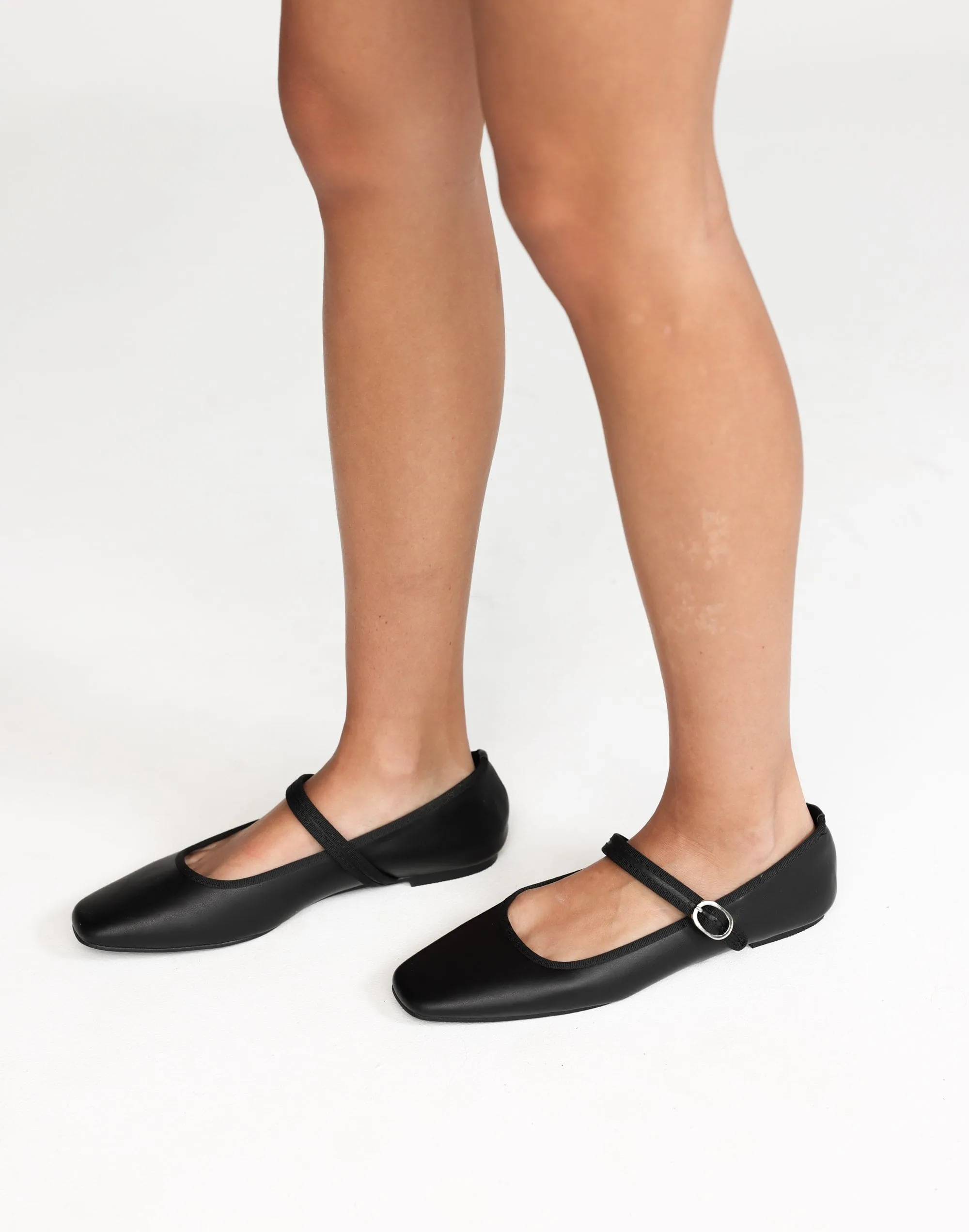 Flossy Ballet Flats (Black) - By Billini