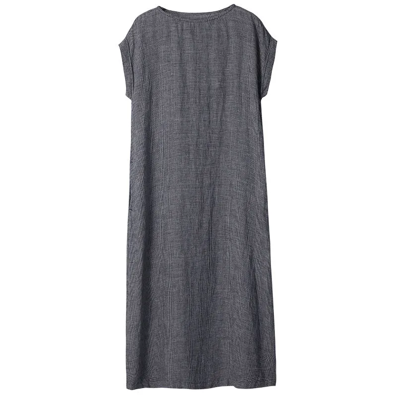 Gray Women Dresses Casual Summer Women Dresses Long Women Dresses MDYP9751