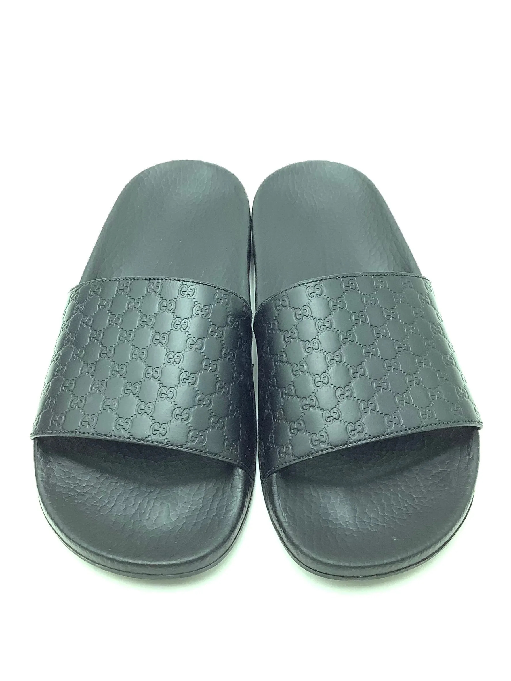 Gucci GG Slides Black Size: 8