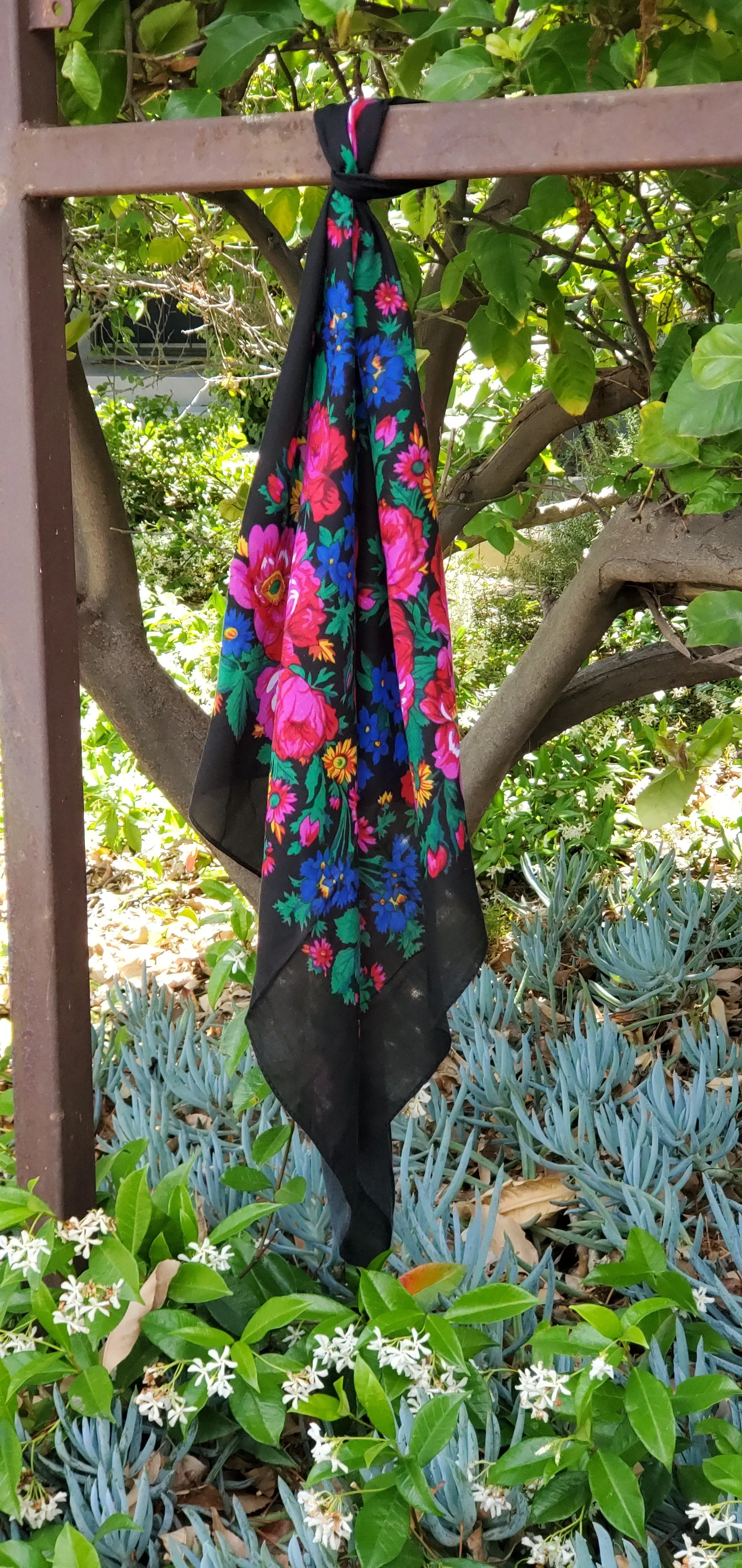 Head Scarf -  Floral